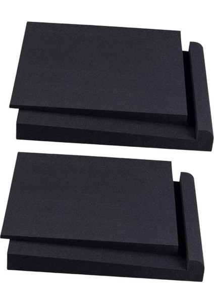Hoparlör Akustik Izolasyon Pedi Seti 2 Adet Monitör Izolasyonu Için Sünger Izolasyon Pedi