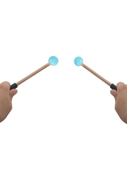 Vurmalı Tokmak Kauçuk Tokmak Vurmalı Ksilofon Çan Tokmakları Vurmalı Çalgı Aksesuarları (Blue) modelleri