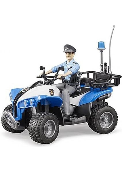 - Bworld Atv Polis Aracı &amp; Bayan Polis Memuru ve Aksesuarları Ölçekli Model indirimleri