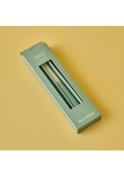 Maison Hill Şamdan 3'lü Mum Yeşil (25X2 Cm) fiyatları