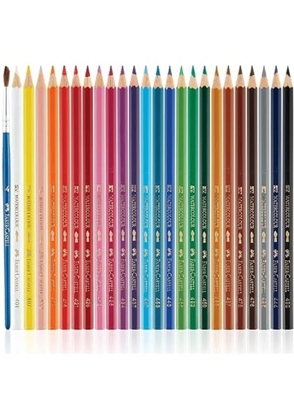 Karton Kutu Sulu Boya Kalemi, 24 Renk, Suda Çözünebilir, Fırça ve Kalem Hediyeli, Yaratıcılığı Destekleyen Boya Kalemi modelleri