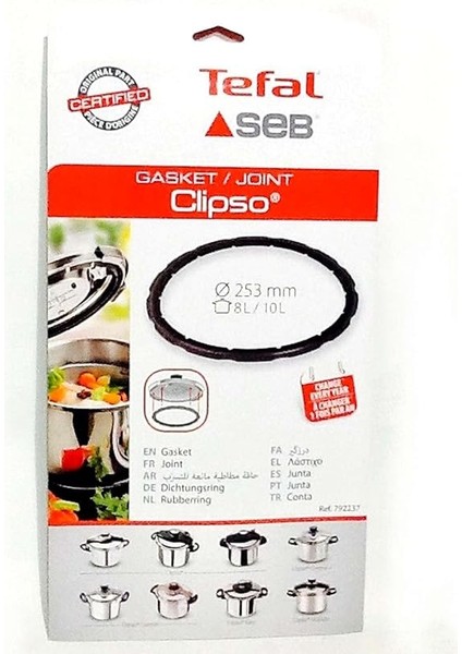 Clipso 8-10 Litre Düdüklü Tencere Kapak Contası SS-794417