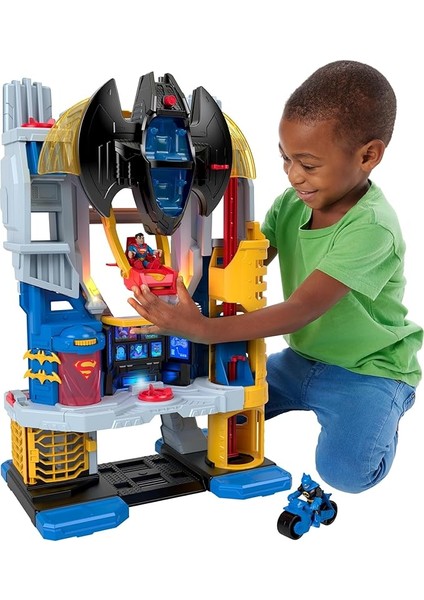 Imaginext Dc Super Friends™ Ultımate Headquarters™ Macera Seti Imaginext Dc Super Friends™ultimate Hq Macera Seti Batman Figürü, 10 Parçalık Okul Öncesi Oyuncak HNW08