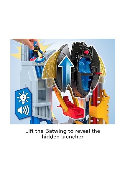 Imaginext Dc Super Friends™ Ultımate Headquarters™ Macera Seti Imaginext Dc Super Friends™ultimate Hq Macera Seti Batman Figürü, 10 Parçalık Okul Öncesi Oyuncak HNW08 modelleri