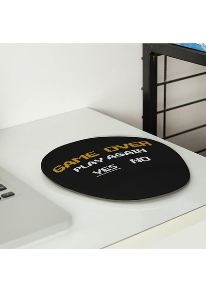 Gamer Sevgiliye Hediye Game Over Tasarımlı Mouse Altlığı Mouse Pad Mousepad modelleri