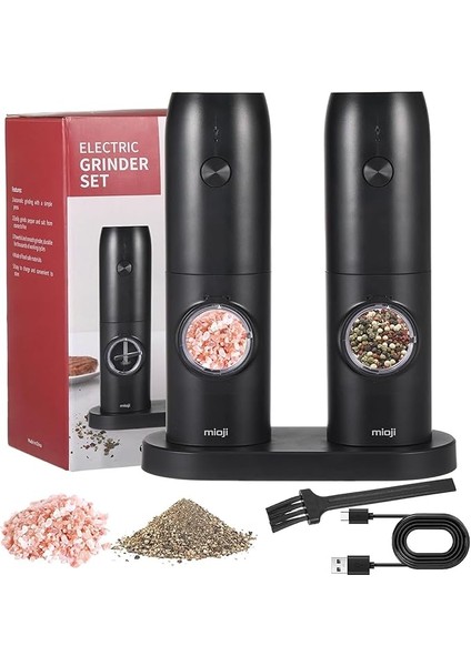 Mio Sg2 600MAH Şarj Üniteli Işıklı Tuz Karabiber Değirmeni