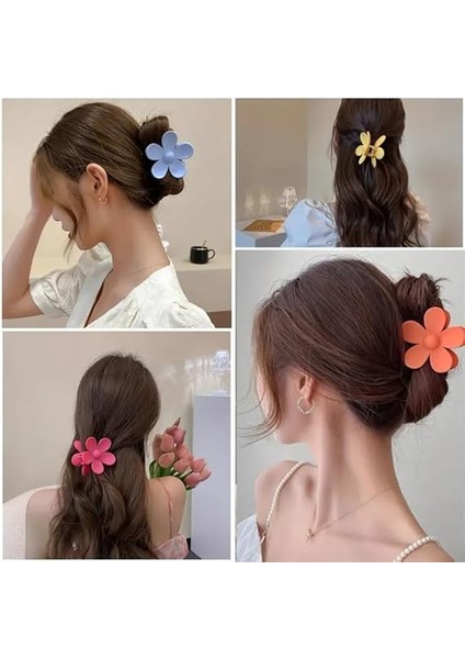 5'li Papatya Toka Seti, Lastik Toka Seti, Toka Organizer, Toka, Kız Çocuk Toka, Kadife Toka 5'lü Set modelleri