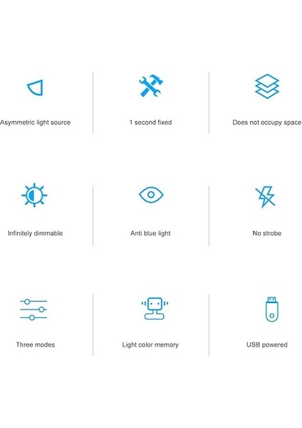 Ekran Işık Çubuğu Dokunmatik Kontrol Ayarlanabilir Parlaklık Masaüstü Bilgisayarlar ve Dizüstü Bilgisayarlar Için Kolay Kurulum (Whıte) modelleri