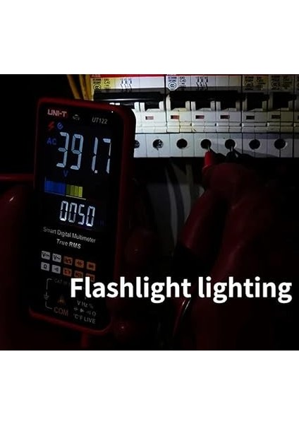 UT122/UT121A/B Smart Digital Multimeter True Rms Voltage Frequency Dual Display Ncv Lıve Auto Range 6199 Count Meter (UT122) indirimleri