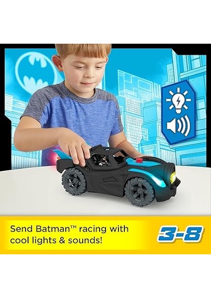 Price Imaginext® Dc Super Friends™ Işıklı ve Sesli Batmobil™ modelleri