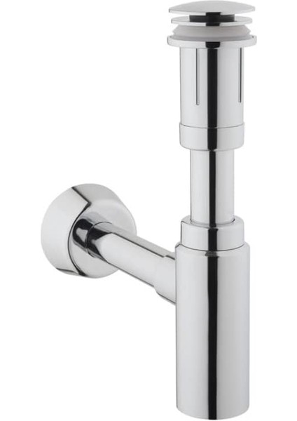 A45154 Lavabo Sifon Seti, T Tipi, Krom