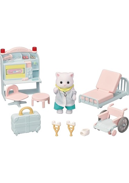 Sylvanian Families 5705 Landdoktor Figürlü Oyun Seti - Oyuncak Bebek Evi Oyun Seti