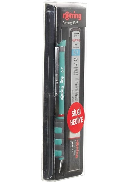 Tıkky Min Silgi 3'lü Okul Seti- 0.7 Deniz Mavi indirimleri