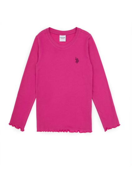 Kız Çocuk Pembe Tişört 50317908-VR041