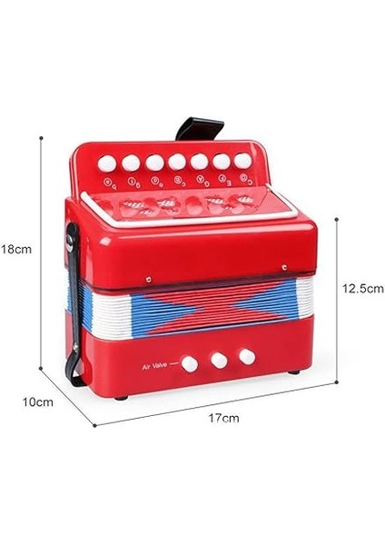 Çocuklar Akordeon Enstrüman Lar 7 Tuşları 2 Bas Küçük Akordeon Erkekler ve Kızlar Için Eğitici Müzik Aleti Lar Seçimi fırsatları