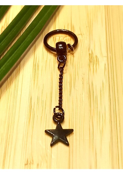 Çelik Siyah Figürlü Unisex Küpe fiyatları