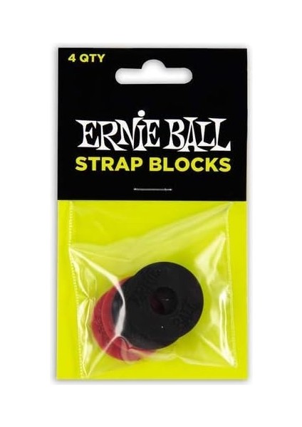 Ball, Ernie Bilyalı Askı Blokları, P04603, Tek Beden, Kırmızı ve Siyah fiyatları