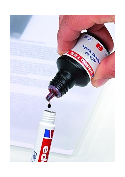 T 25 Permanent Yedek Mürekkep - Kalıcı Mürekkep - Siyah - 30 ml modelleri