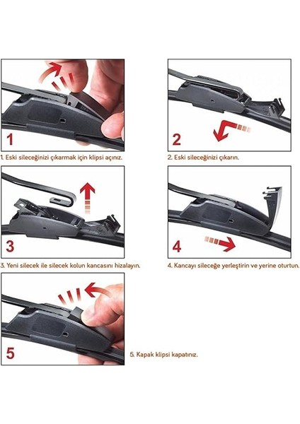 Muz Silecek Takımı Toyota Corolla 2018-2021 ile Uyumlu fiyatları