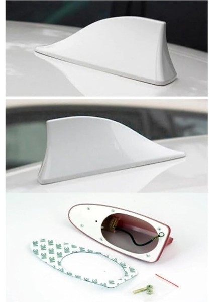 Marketing Balina Shark Anten Köpek Balığı Anten Beyaz Peugeot 308 ile Uyumlu