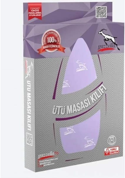 Ütü Masası Bezi Kılıfı - Lila