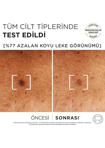 Parıs Bright Reveal Sivilce, Güneş, Yaşlanma Lekelerinde Etkili Koyu Leke Karşıtı Serum, 10% Niasinamid, 30 ml indirimleri