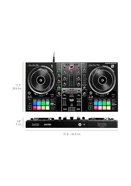 Djcontrol Inpulse 500 2-Deck USB Dj Kontrol Cihazı Serato Dj ve Djuced Için indirimleri
