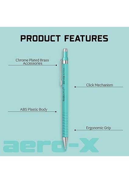 Office Aero-X Versatil 0.7 mm Turkuaz fiyatları