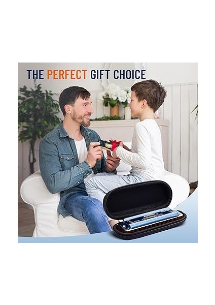 Top Diatonic Harmonica C 10 Delik 20 Ton Mavi Kılıflı, Profesyonel Oyuncular, Yeni Başlayanlar, Öğrenciler, Yetişkinler Için Mavisi indirimleri