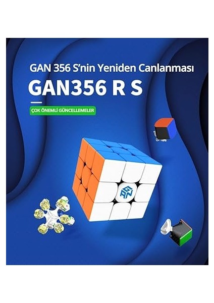 Gan 356 R S 3x3 Rubik Küp Zeka Küpü (Etiketsiz) Türkiye Resmi Satıcısı fiyatları