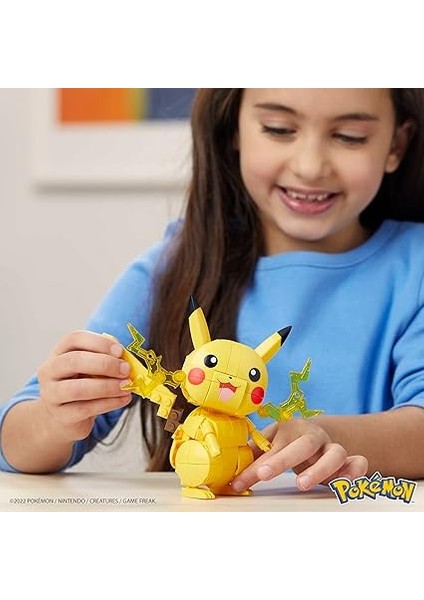 Pokémon Aksiyon Figürü Yapı Oyuncakları, 211 Parçalı Pikachu, 10 cm Uzunluğunda, Eklemleri Bükülebilen Karakter, Çocuklar Için Hediye Önerileri, GMD31 modelleri
