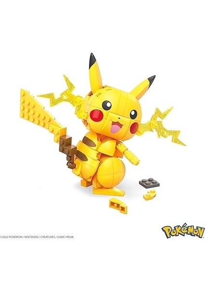 Pokémon Aksiyon Figürü Yapı Oyuncakları, 211 Parçalı Pikachu, 10 cm Uzunluğunda, Eklemleri Bükülebilen Karakter, Çocuklar Için Hediye Önerileri, GMD31 fırsatları