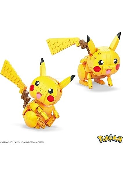 Pokémon Aksiyon Figürü Yapı Oyuncakları, 211 Parçalı Pikachu, 10 cm Uzunluğunda, Eklemleri Bükülebilen Karakter, Çocuklar Için Hediye Önerileri, GMD31 indirimleri