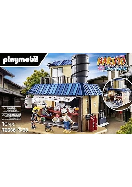 70668 Restaurant Ramen Ichiraku – Naruto – Heroes Issu De La Serie D'anime – Için Efsanevi Sahneler Veya Inventer De Nouvelles Hikayeleri – 5 Yaşından Itibaren fırsatları