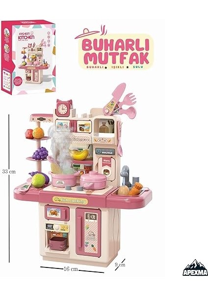 Gerçek Su Akan Eğitici Mini Mutfak Seti modelleri