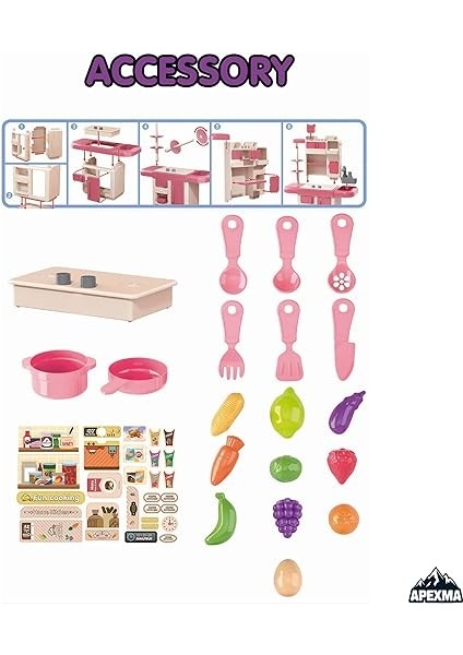 Gerçek Su Akan Eğitici Mini Mutfak Seti fırsatları