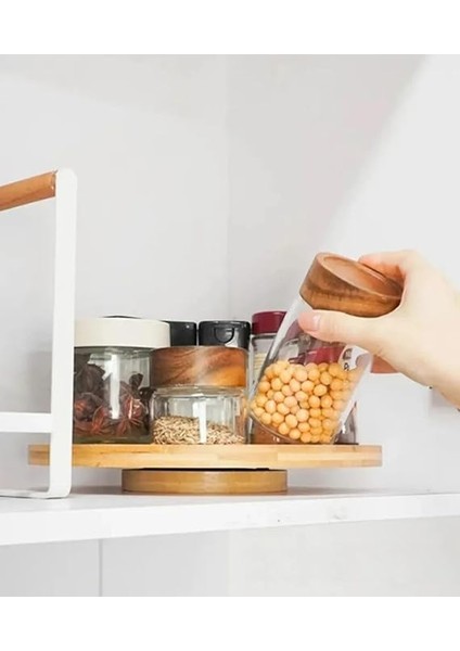 Bambu 360 Derece Dönen Lüx Servis Sunum Tabağı, 30 Cm, Pizza ve Peynir Sunum Tahtası fiyatları