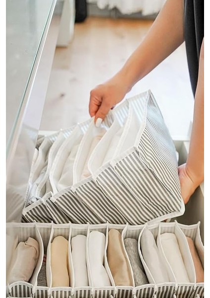 Kapısı Akordiyon Çekmece Içi Düzenleyici Organizer (3 Adet Gri, Large) indirimleri