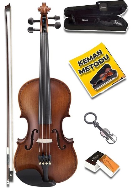 RV-402 Çocuk Kemanı Seti Kaliteli 1/2 Boy (8-10 Yaş Arası)