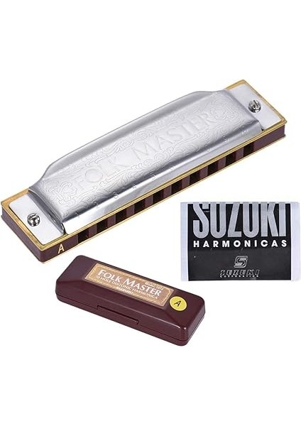1072-A Folkmaster Standart 10 Delikli Diyatonik Armonika Yeni Başlayanlar Için 20 Tonluk Anahtar fiyatları