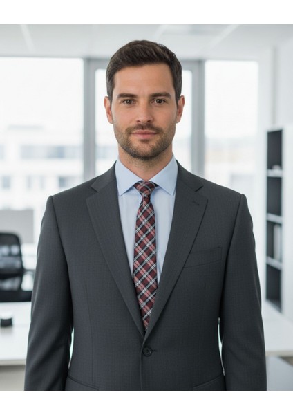 Ekose Desenli 7 Cm Genişliğinde Ince Kravat modelleri