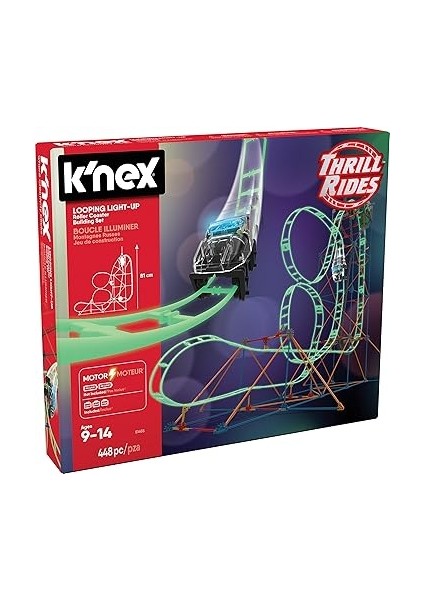 51455 Looping Light-Up Roller Coaster Model Yapım Seti (Motorlu) fiyatları