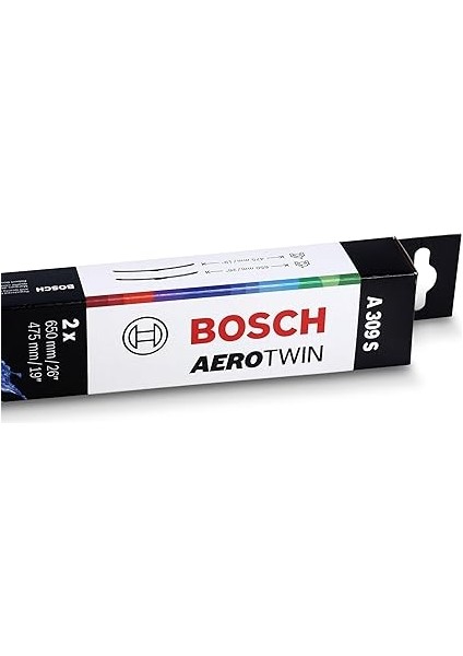 Aerotwin Silecek Seti Bmw 5 Serisi G30 (2017-2023), Range Rover Velar (2017-2021) [650/475 Mm] A309S 3397007309 fiyatları