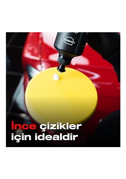 Özel Hava Kanallı Polisaj Pedi SARI-150 Mm-Yumuşak Polisaj Pasta Cila Süngeri, Detailing, Oto Uygulama Süngeri, Aplikatör Süngeri, Zımpara ve Parlatma Polisaj Yastığı fırsatları