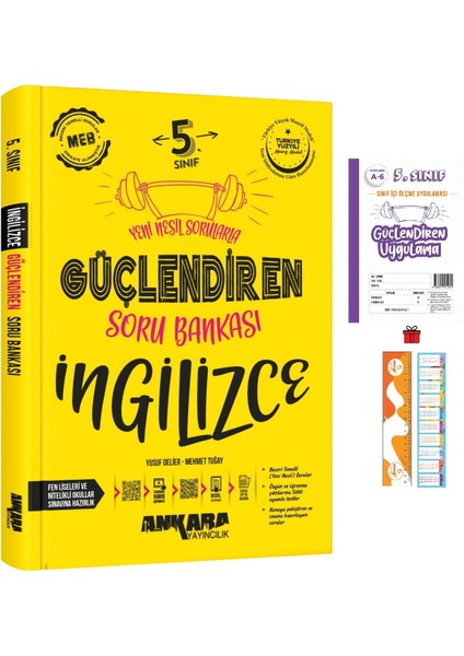 5. Sınıf Güçlendiren Ingilizce Soru Bankası ve Pat-Pro Matematik Soru Bankası+Deneme Hediye...!