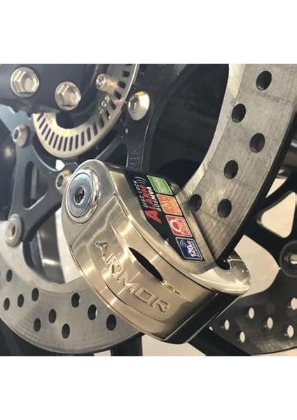 6mm Gri Renkli Alarmlı Disk Kilidi fiyatları