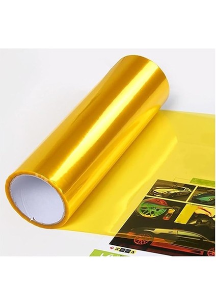 x 30CM Sarı Far Folyosu Stop Folyo Far Filmi Far Kaplama