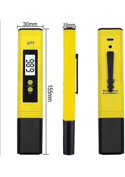 Dijital Ph Metre Su Sıvı Akvaryum Ph Ölçer Kalibrasyon modelleri