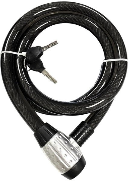 Motosiklet Bisiklet Halat Zinciri Hırsız Kilidi 150 cm Çelik Kilit Çap 25 mm Ø 1 Adet