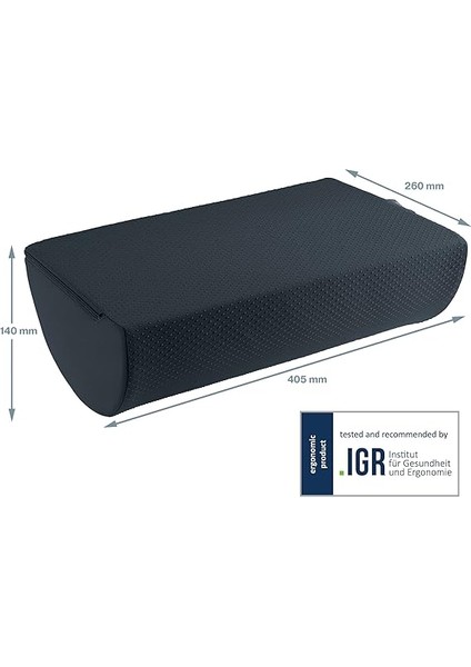 Çalışma Masası Ayak Desteği, Ayarlanabilir Bacak ve Diz Desteği, Ev Ofisinde Ideal, Omuz ve Sırt Ağrılarını Azaltır, Kumaş Kılıflı Köpük, Igr Sertifikalı, Ergo Cosy Serisi, Gri, 53710089 indirimleri